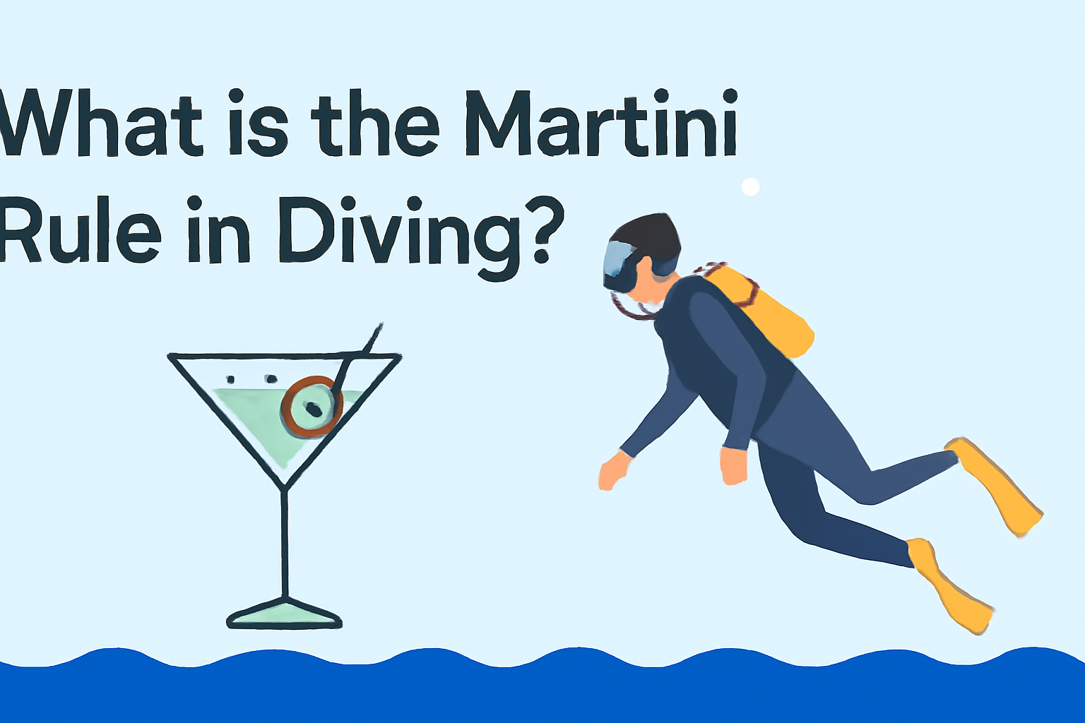 What is the Martini Rule in Diving?